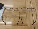 依视路（ESSILOR） 新款商务男镜架时尚镜框女配依视路镜片近视定制眼镜网上配镜 钛金属-4023BK-黑色 镜框+依视路膜岩高清1.67现片 实拍图