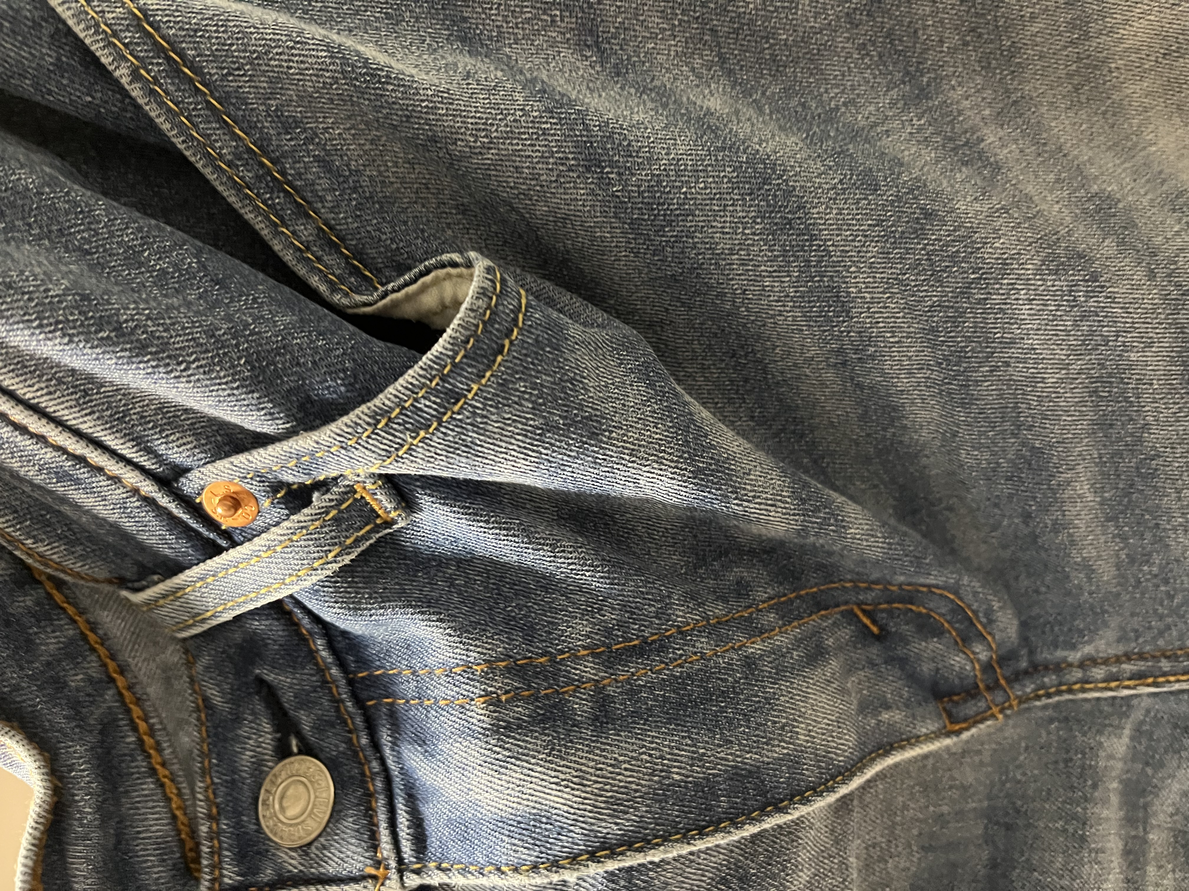 Levi's李维斯26年春夏新款男士美式复古水洗502标准锥形牛仔裤 浅蓝色 32 (32) 实拍图