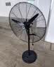 先锋（SINGFUN）工业风扇电风扇大风力落地扇强力牛角扇大功率吹除甲醛壁扇大风扇工厂车间饭店商用摇头风扇  750落地扇-黑铝叶【多仓发货】加粗网 实拍图