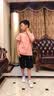 G.duck童装男童夏装套装儿童运动套装中大童短袖Polo衫两件套9男孩衣服 粉红色 120 实拍图