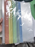 得力（deli）彩色水滴杆抽杆夹10只装 A4/10mm文件夹拉杆夹学生试卷夹资料册 PP610得力办公好物 实拍图
