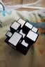 圣手 魔方三阶镜面异形玩具儿童玩具比赛送教程生日礼物 黑银 实拍图