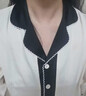 莫代尔轻奢法式小香风冰丝睡衣女春夏季2026新薄款长袖高级感家居服套装 【高品质冰丝】杏色 L 建议100-120斤 实拍图