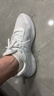 安踏（ANTA）男鞋运动鞋子男士夏季款皮网面拼接透气轻便缓震软底跑步小白鞋 【店长推荐-皮网拼接】纸莎白/雾灰-1 43 实拍图