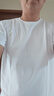 京东京造10A抗菌男士t恤短袖男女同款衣服男装春夏新款圆领打底衫内搭白XL 实拍图