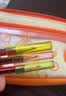 得力（deli） 铅笔套铅笔盖铅笔帽小学生卡通可爱握笔器铅笔头保护帽保护笔尖儿童用铅笔头盖 【1包装】透明款铅笔套 0508 实拍图
