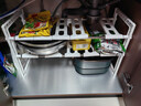 京东京造可伸缩厨房置物架 水槽不锈钢架微波炉烤箱碗碟储物收纳 实拍图