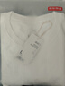 京东京造50支液氨抗皱男士t恤男短袖男款纯棉打底衫内搭春季衣服 白色 L 实拍图