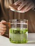 忆壶茶茶杯个人专用绿茶杯茶水分离耐热玻璃杯大容量加厚办公室喝茶具 实拍图