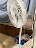 美的（Midea）【品质推荐】七叶轻音柔风电风扇/家用省电落地扇/台式电扇/广角摇头节能宿舍小型风扇 SAE35CA 实拍图