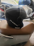 凤凰（Phoenix）新国标A类3C认证电动车摩托车头盔双镜片防雾防风保暖哑黑 男女四季通用电瓶车3/4半盔冬季安全帽 实拍图