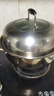 拜格蒸锅不锈钢家用多用汤锅蒸锅两用蒸馒头鱼蟹煤气灶电磁炉通用 汤蒸两用锅 28cm 实拍图