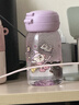 BABLOV儿童水杯吸管杯小学生幼儿园运动水壶大容量防漏吸管杯子儿童节 实拍图