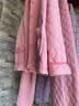 秋鹿情侣睡衣冬三层夹棉珊瑚绒夹丝加厚家居服套装新款 豆沙粉女 M  实拍图