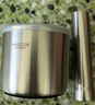 美厨（MAXCOOK）304不锈钢捣蒜器 家用捣碎罐手动研磨蒜泥器捣药器 带盖MCX4954 实拍图