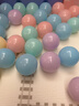 澳乐彩色球波波池室内婴儿童玩具球马卡龙色系海洋球装7.0cm 200装 实拍图