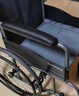 鱼跃(yuwell)轮椅车H051折叠老人轻便旅行手推车钢管免充气胎代步车 实拍图