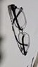 蔡司（ZEISS）镜片近视眼镜框男半框防蓝光辐射可配带散光度数眼睛女钛合金镜架 升级钛材 黑银 配蔡司钻立方1.56防蓝光 0-400度 实拍图