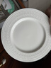 舍里欧式浮雕白瓷盘陶瓷西餐盘意面盘家用牛排餐具菜盘鱼盘汤白色盘子 平盘2个装- 8英寸 可进四机|光滑易洁 实拍图
