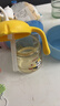 贝亲（Pigeon）儿童牛奶杯1-3岁宝宝喝水喝奶PPSU直饮奶瓶双吸管水杯 黄色330ml 实拍图