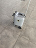 爱尔威（Airwheel）电动行李箱可骑行智能拉杆箱可坐可代步20英寸登机箱 青春版—银 实拍图