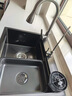 好太太家宝系列厨房水槽小米粒大单槽多功能洗碗洗菜一体盆304不锈钢洗菜池 60*45 【5.0加厚】纳米抗菌 实拍图