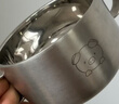 onlycook316L不锈钢儿童辅食碗带盖 食品级吸盘碗婴儿宝宝餐具-小猪350ml 实拍图