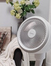 美的（Midea）【暴风循环】空气循环扇大风量摇头电风扇家用台式落地扇轻音卧室节能小风扇柔风轻羽扇 FGA24TQ 实拍图