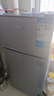 华宝小冰箱小型家用出租房用冷藏冷冻两用一级能效节能省电迷你宿舍寝室办公室二门电冰箱 【一级能效】68L银色【全国联保】 实拍图