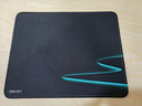 得力（deli）办公游戏鼠标垫 时尚印花橡胶 办公用品家用鼠标垫办公电脑桌垫250*200mm 黑色LN103 实拍图
