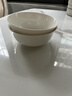 友来福陶瓷面碗家用白瓷碗6英寸汤碗米饭碗沙拉碗微波炉可用2只装 实拍图