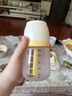 小雅象防胀气玻璃奶瓶新生儿3-6个月婴儿奶瓶 240ml M号奶嘴（标准款） 实拍图