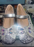 斯纳菲春季皮鞋女童公主鞋中大童格利特水晶鞋舒适儿童表演鞋月光银29 实拍图