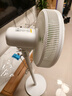 美的（Midea）【幸运草安睡1S】一级能效直流变频声控电风扇家用遥控卧室静音落地扇台式桌面抗菌大风力转页扇 实拍图