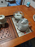 益茶福全自动上水电热水壶底部上水嵌入式茶台功夫茶烧水壶饮水烧水一体机抽水玻璃煮茶壶保温泡茶壶 SQ-008金色玻璃套装 1L 晒单实拍图