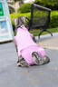 宠号 宠物猫咪衣服 绝育服 母猫 手术服小猫猫防掉毛 浅紫色（尾部开合 护理免脱） M 建议体重6-9斤 实拍图