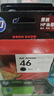 惠普（HP）46原装黑色墨盒 适用hp deskjet 2020hc/2520hc/2529/2029/4729打印机 实拍图