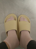 朴西香蕉船凉拖鞋女士浴室不易滑居家室内四季情侣拖鞋男 米色 42-43 实拍图