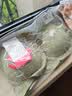 浪莎妈妈内衣女文胸无钢圈中老年无痕背心薄款前排扣聚拢大码胸罩 草绿+肤色 L （建议100-120斤） 实拍图