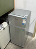 志高（CHIGO）小冰箱迷你小型家用冷藏冷冻两用宿舍出租房用双门办公室电冰箱节能省电 【一级能效】82L银色【全国联保丨节能省电】 实拍图