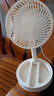 伸缩折叠小风扇家用静音充电型办公台式USB桌面宿舍大风力无线夏台面落地两用折叠电风扇 【直插无调档开关】随机颜色 实拍图