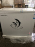 荣事达（Royalstar）双温冰柜家用小型双箱冷柜 冷藏冷冻两用柜双门商用大容量卧式冷柜节能省电 【节能省电 双温双室】269D顶开门 实拍图