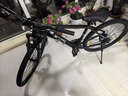 喜德盛26款黑客350黑客380山地车自行车成人21速铝合金男士女生学生上班 黑客350黑银色【赠骑行礼包】 26寸x17寸身高165-180cm 实拍图