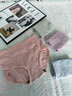 猫人女士高腰内裤女纯棉收腹收小肚子石墨烯抑菌裆高弹三角裤4条XL 实拍图