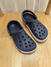 卡骆驰（CROCS）贝雅卡骆班洞洞鞋轻便耐磨一脚蹬休闲鞋女鞋时尚沙滩鞋|205089 深蓝/辣椒红-4CC 43 (270mm) 实拍图