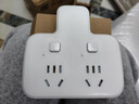 公牛插座转换器插头 无线插排usb  多功能插座/一转多保护门/ 扩展转换器 /适用于卧室厨房 【一转二】品字形 分控开关 GN-96023 实拍图
