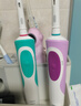 欧乐B电动牙刷成人送男士女士情侣实用新人生日礼物2D声波旋转小圆头D12两支装礼赠 实拍图