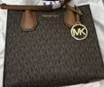 MICHAEL KORS礼物轻奢MK女包MERCER手提斜挎风琴包中号深棕/橡果棕 实拍图
