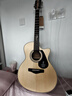 BROOK 布洛克v12吉他单板民谣吉他面单木吉他初学者乐器 40英寸原木色缺角V12N-ACM 实拍图
