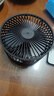 伸缩折叠小风扇家用静音充电型办公台式USB桌面宿舍大风力无线夏台面落地两用折叠电风扇 【直插无调档开关】随机颜色 实拍图